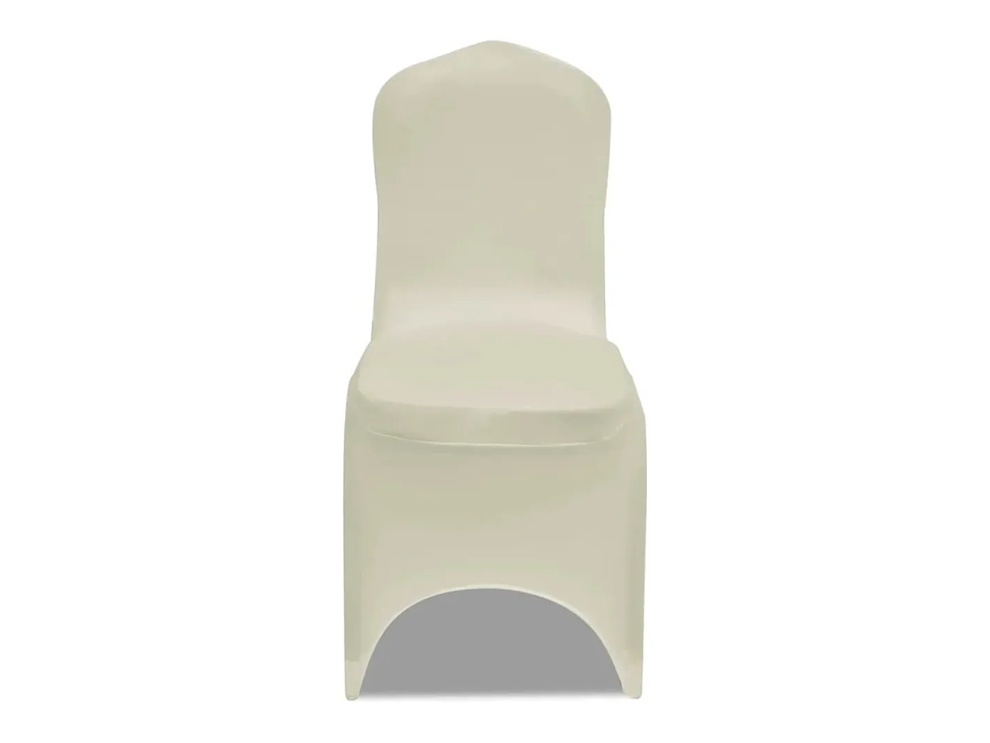Ropa De Casa-Funda para silla elástica 4 unidades ES636755 Crema