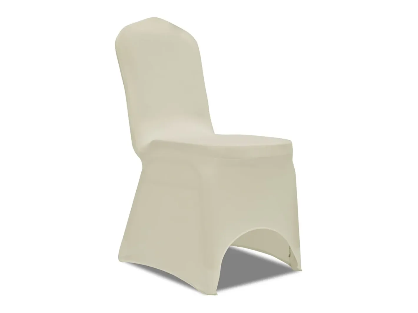 Ropa De Casa-Funda para silla elástica 4 unidades ES636755 Crema