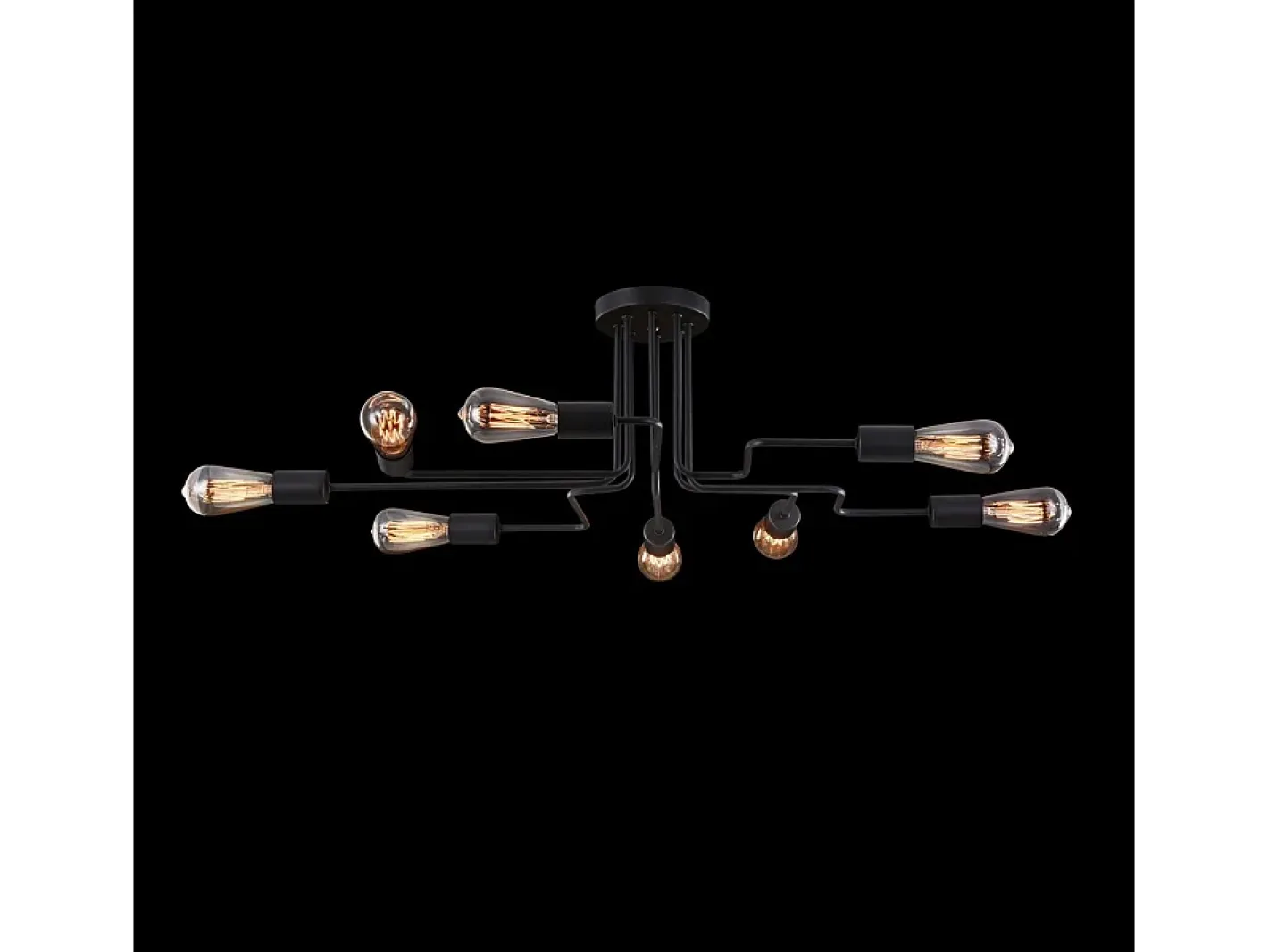 Maytoni Plafón-Gilbert Plafón , 8 Luces, E27 Negro