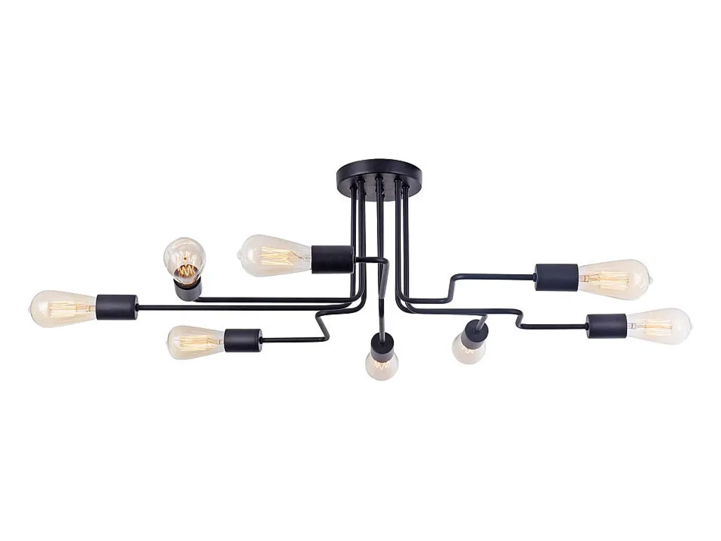 Maytoni Plafón-Gilbert Plafón , 8 Luces, E27 Negro