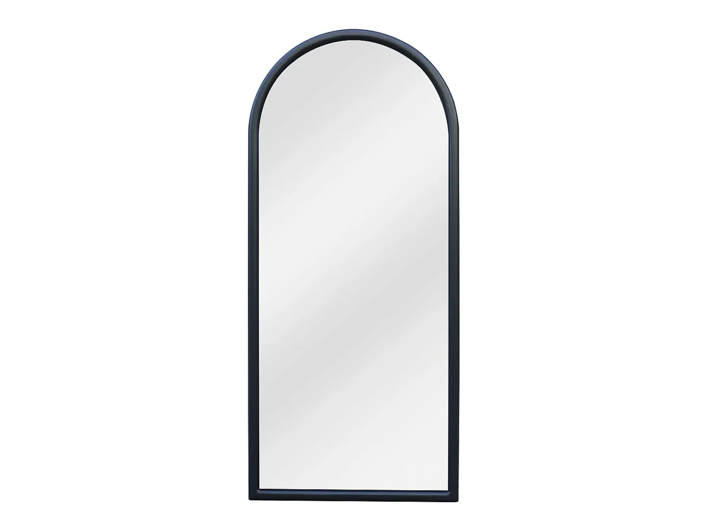 OZAIA Espejo De Pared|Espejo-Gran espejo arco de madera de paulownia, L. 80 x H. 180 cm, , EZAREL Negro