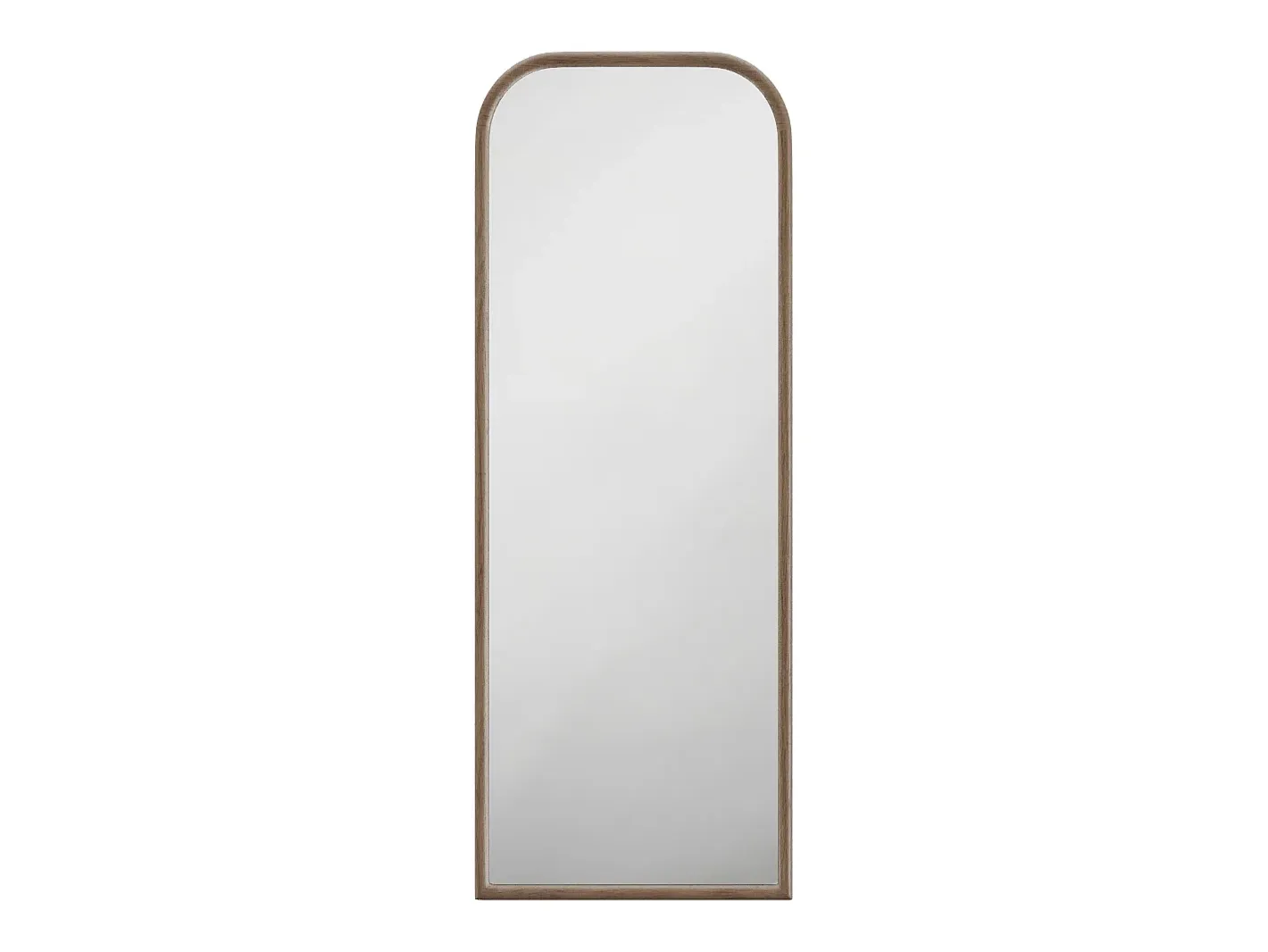 Sale OZAIA Gran espejo de madera de hevea, L. 60 x H. 160 cm, Natural, SANYA Color natural oscuro