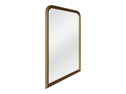 Online OZAIA Gran espejo de madera de paulownia - L. 120 x H. 190 cm - efecto latón - HELOISE Dorado
