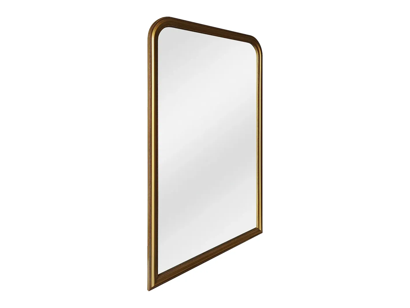 Online OZAIA Gran espejo de madera de paulownia - L. 120 x H. 190 cm - efecto latón - HELOISE Dorado
