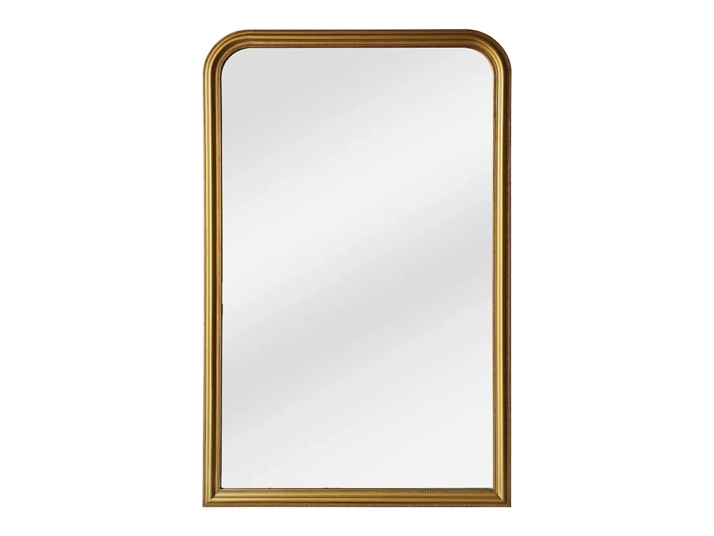 Online OZAIA Gran espejo de madera de paulownia - L. 120 x H. 190 cm - efecto latón - HELOISE Dorado