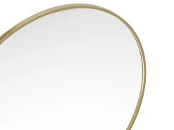 OZAIA Gran espejo de pared redondo de metal, D. 150 cm, , RONDIA Dorado New