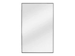 OZAIA Espejo De Pared|Espejo-Gran espejo rectangular de aluminio, L. 120 x H. 190 cm, , NIREVA Negro