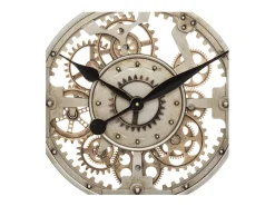 Atmosphera Gran Reloj de Pared de Metal Dorado D 70 cm Soul - Silencioso y de Moda Negro Hot