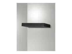 Aplique Para Pared-Guia - Aplique de pared LED Fabas Luce de aluminio - LED integrado IP20 - 24 cm Negro