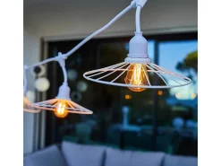 Lumisky Guirnalda de alambre de metal E27 6M CHIC Blanco