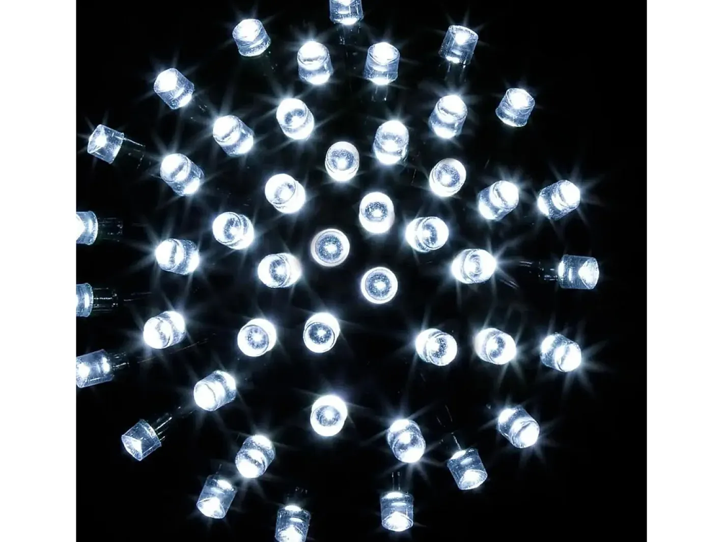 Discount Feeric Christmas Guirnalda navideña interior/exterior con luces LED Blanco
