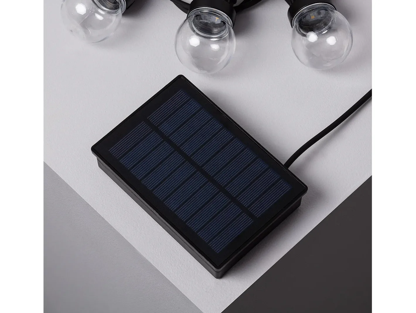 New Ledkia Guirnalda Solar Exterior LED de Bombillas Kepler 7m Transparente