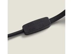 Ledkia Guirnaldas para Exterior IP44 Cable Eléctrico Plano con Portalámparas E27 a Medida 50 m Negro Online