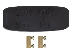 Ledkia Guirnalda Luminosa-Guirnaldas para Exterior IP44 Cable Eléctrico Plano con Portalámparas E27 a Medida 5 m Negro