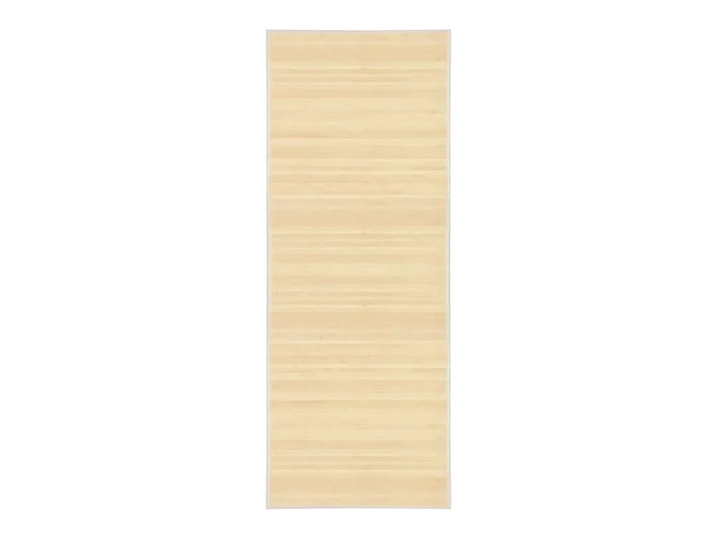 Garden Furniture Alfombra De Salón-Hanneke Alfombra de bambú color natural 80x200 cm Beige