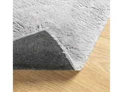 Garden Furniture Alfombra De Salón-Hester Alfombra de pelo corto suave lavable HUARTE 240x340 cm Gris
