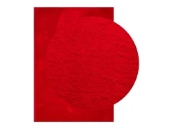 Sale Garden Furniture Hester Alfombra de pelo corto suave lavable HUARTE 140x200 cm Rojo