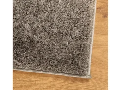 New Garden Furniture High Point Alfombra pelo largo aspecto brillante ISTAN 140x200 cm Gris