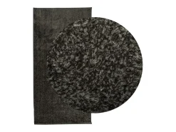 Garden Furniture High Point Alfombra pelo largo aspecto brillante ISTAN antracita 100x200cm Gris antracita