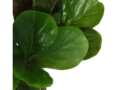 Higuera de hojas de violín artificial 96 hojas 80 cm ES813767 Verde Online
