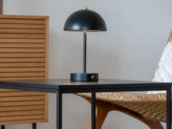 New Les Tendances HOLT tafellamp – Elegantie en moderniteit gecombineerd-Color ribete verde crudo Beige
