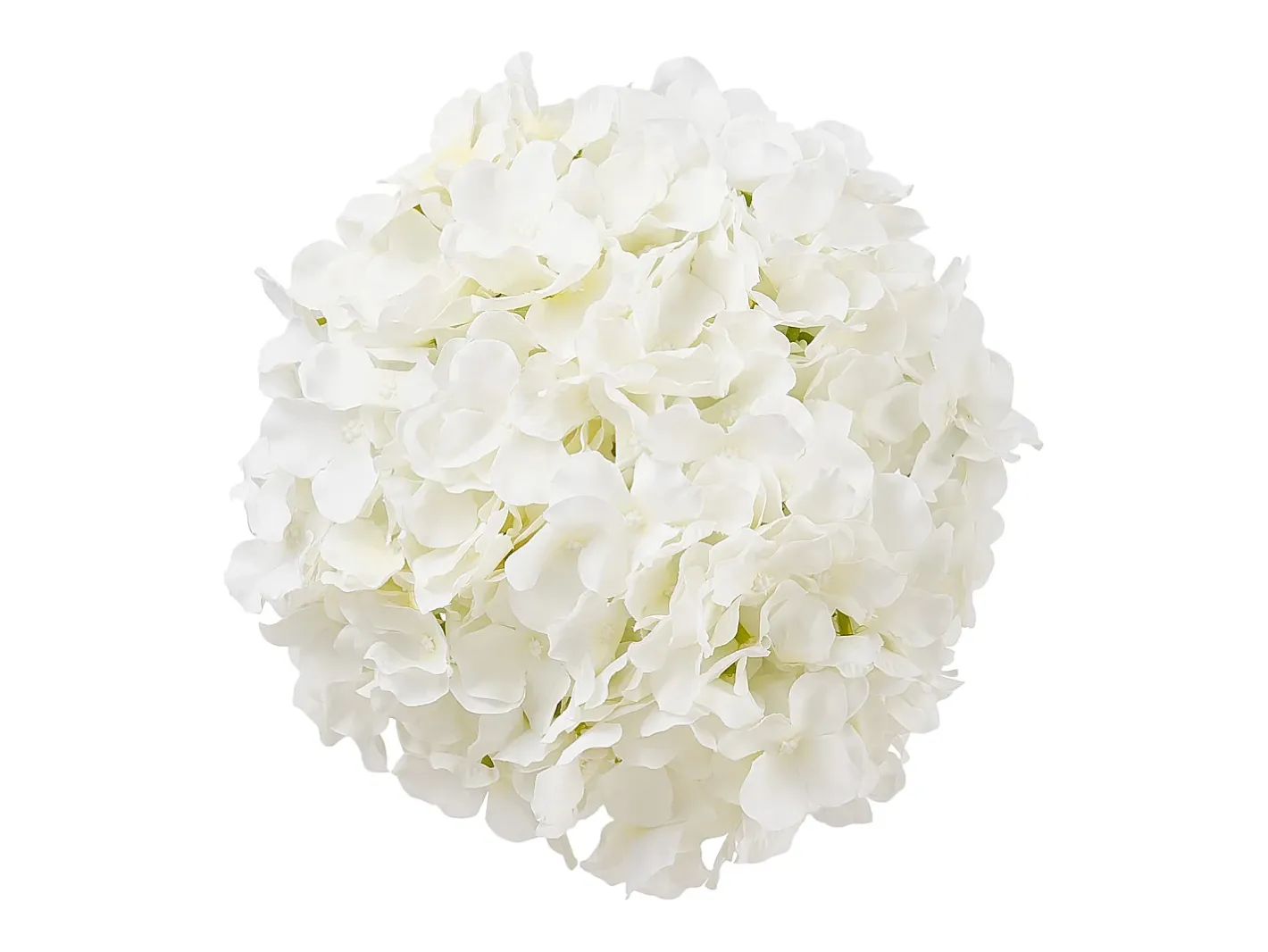 Hortensia Artificial SucceBuy Flores Artificiales 250 mm, Ramos de Flores Artificiales Aspecto Realista con Cabeza de 152,4 mm, Lote de 105, Blanco Outlet