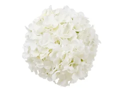 Sale Hortensia Artificial SucceBuy Flores Artificiales 250 mm, Ramos de Flores Artificiales Aspecto Realista con Cabeza de 152,4 mm, Lote de 65, Blanco