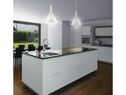 Ideal Lux Cocktail - Lámpara colgante de techo tipo cúpula pequeña con 1 luz blanca, E14 Blanco Clearance