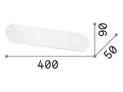 Outlet Ideal Lux ECHO Aplique Empotrado Led Integrado 40cm 3000K Blanco