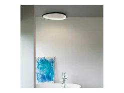 Ideal Lux Lámpara Suspendida-GEMINI Plafón LED Integrado ON-OFF 81cm 5400Lm 3000K Negro