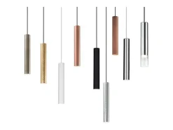 Ideal Lux Look - Lámpara colgante de techo delgada con 1 luz Blanca, GU10 Blanco Online
