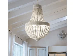 Ideal Lux Lámpara Suspendida-Monet - Lámpara colgante de 6 luces Blanco