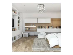 Ideal Lux Moonlight - Lámpara colgante de techo mediana de 8 luces, cromada, G9 Gris