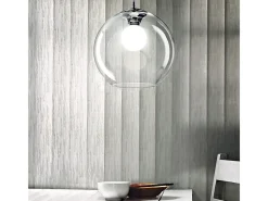 Sale Ideal Lux Nemo Clear - 1 lámpara colgante de techo en forma de globo, clara, , E27 Transparente