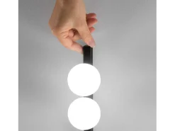 Ideal Lux PING PONG Plafón Globo 4 Luces 1000Lm 3000K Negro Hot