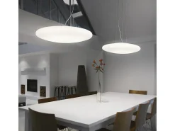 Ideal Lux Smarties Bianco - Lámpara colgante de techo mediana 3 luces blanca, E27 Blanco New