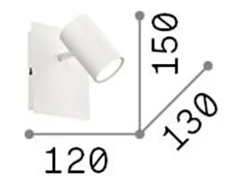Online Ideal Lux Spot - 1 luz de pared, Negro