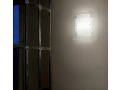 Hot Ideal Lux Triplo - 1 luz de pared pequeña para interior de vidrio, E27 Transparente