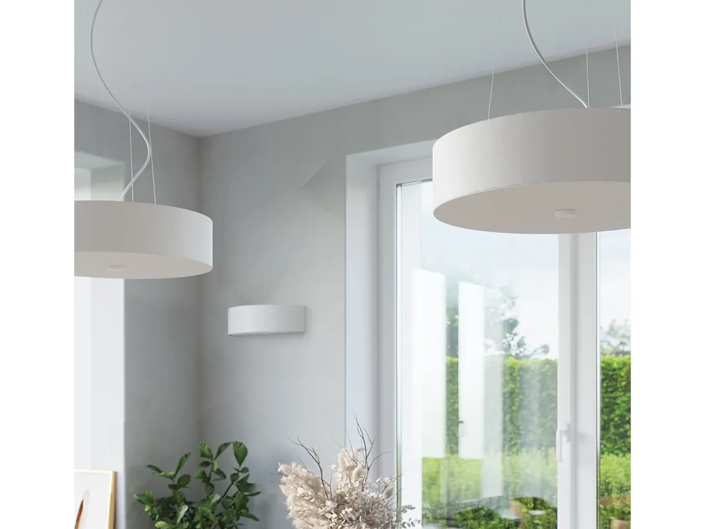 Outlet Sollux Lighting Incasso Cilindrica Bianco 100cm E27 Plafón cilíndrico 100cm E27 Blanco