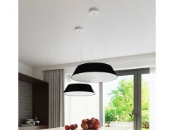Sollux Lighting Plafón-Incasso Cilindrico Nero 60cm E27 Plafón cilíndrico 60cm E27 Negro