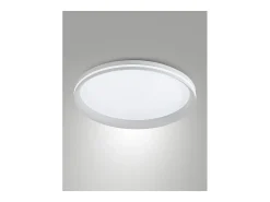 Aplique Para Pared-Isy - Fabas Luce Lámpara de techo LED de aluminio - LED integrado 64W IP20 Blanco