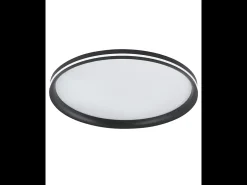 Aplique Para Pared-Isy - Fabas Luce Lámpara de techo LED de aluminio - LED integrado 42W IP20 Negro