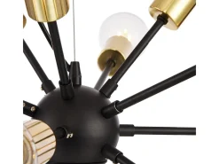 Maytoni Jackson Lámpara Colgante de Techo Negra, 12 Luces, E27 Negro Clearance