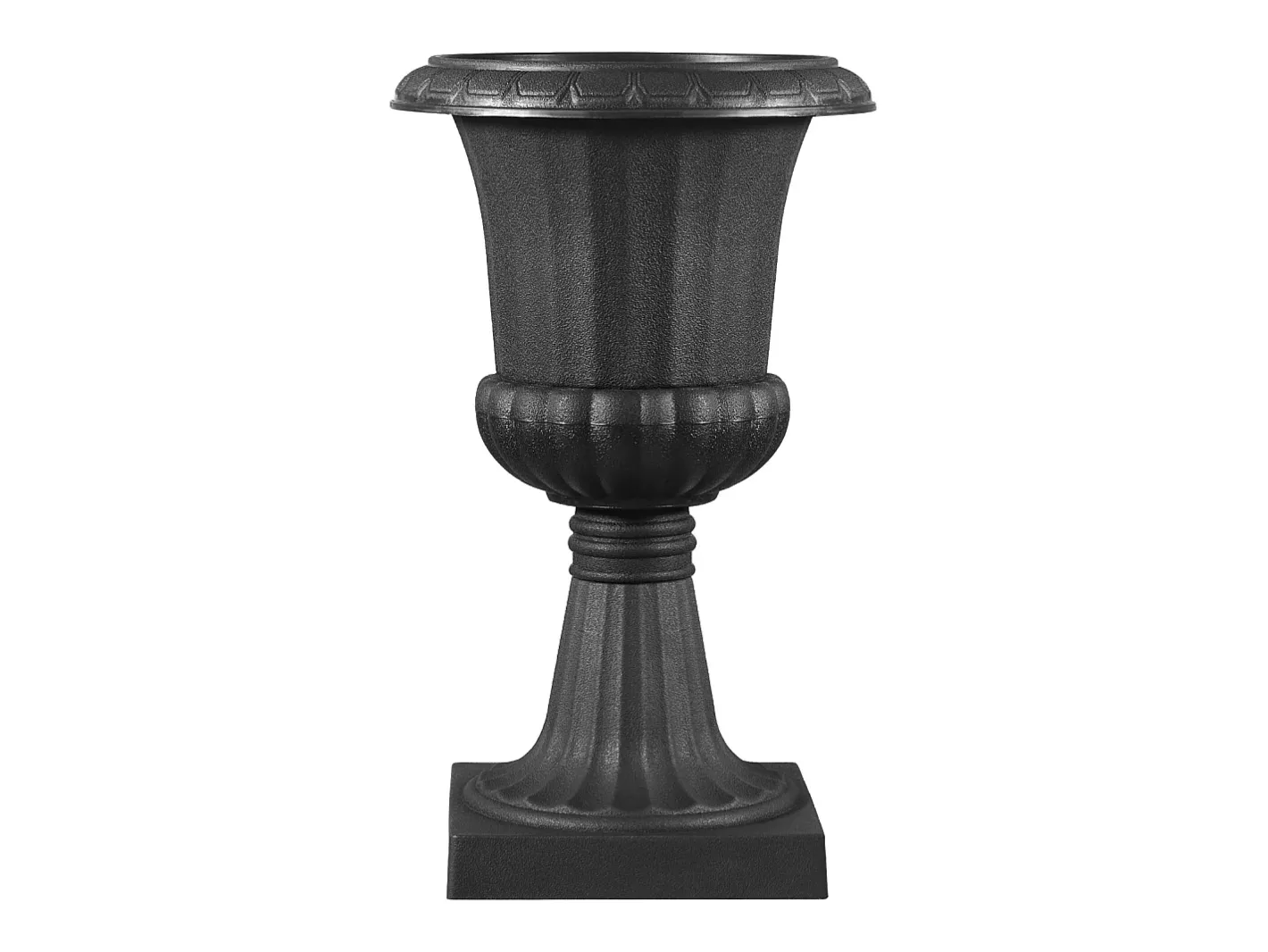 Sale Jardiner Urna de Plástico SucceBuy, 25 x 42 cm, Maceta Clásica, Lote de 2, para Interior, Exterior, Boda, Fiestas, Eventos, Escenario, Entradas, Negro