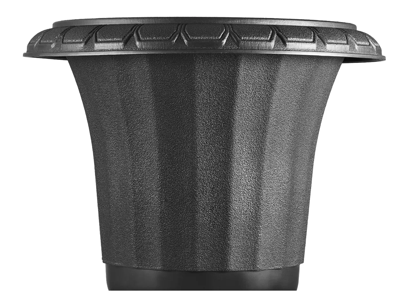 Sale Jardiner Urna de Plástico SucceBuy, 25 x 42 cm, Maceta Clásica, Lote de 2, para Interior, Exterior, Boda, Fiestas, Eventos, Escenario, Entradas, Negro