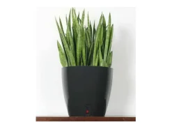 Riviera Jardinera redonda para flores - Plástico Ø 31 cm - Azul