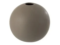 J-Line Jarrón bola cerámica oscuro Alt. 17 cm Gris Sale