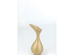 J-Line Jarrón-Jarrón de Aluminio 19x17x45cm Dorado