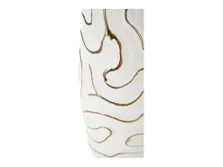 Jarrón-Jarrón de cerámica blanca 14,5x39,5 cm Blanco