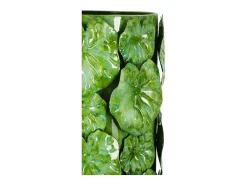 Jarrón-Jarrón de concha de metal 18x17,5x46 Verde
